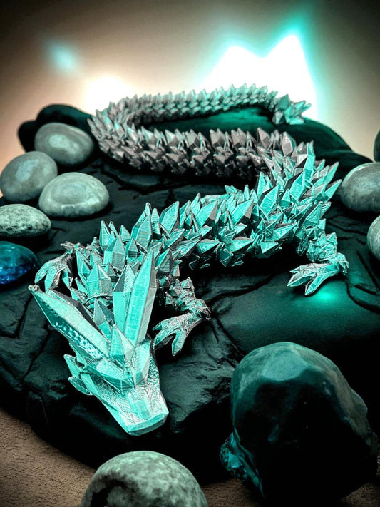 Crystal Dragon - 3D Articulated Dragon