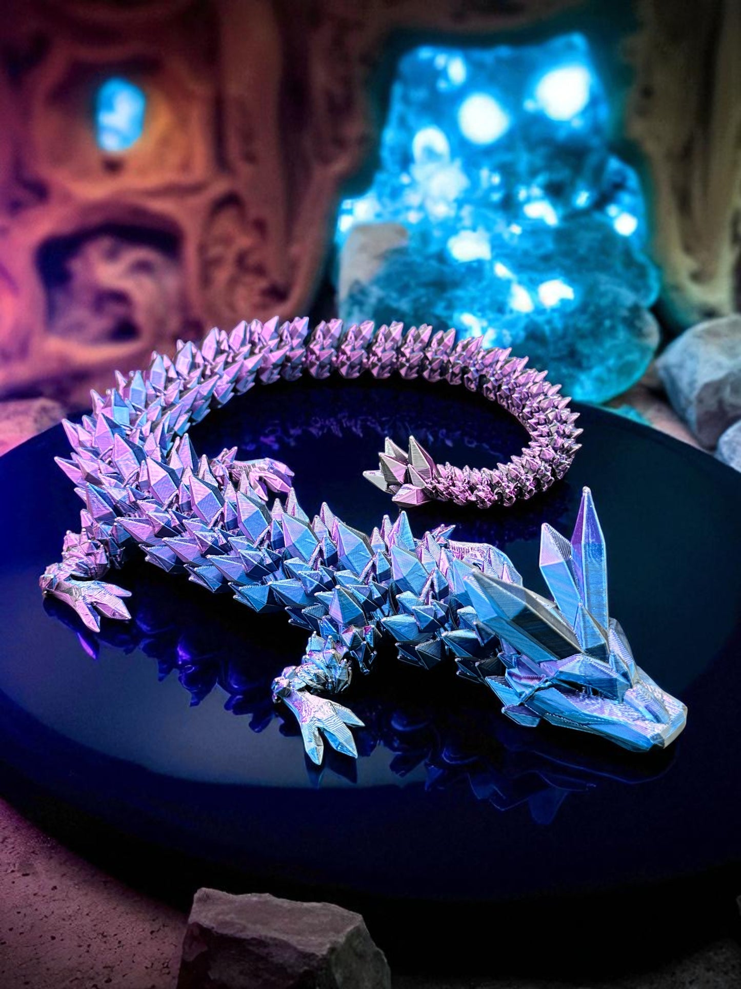 Crystal Dragon - 3D Articulated Dragon
